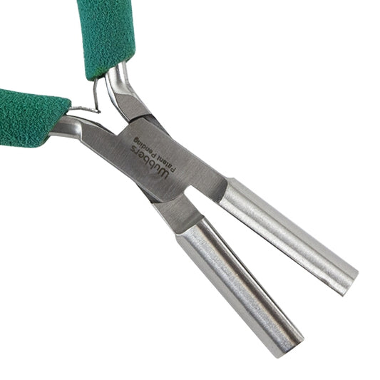 Wubbers® Half Round Mandrel Pliers - Large with green grips