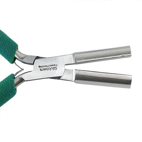 Wubbers® Half Round Mandrel Pliers - Large with green grips