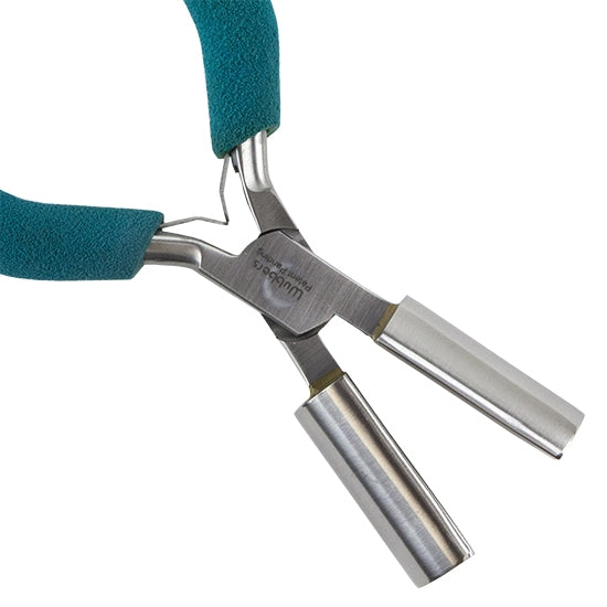 Wubbers® Half Round Mandrel Pliers - Jumbo with green grips