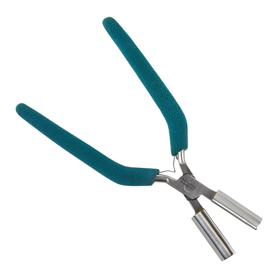 Wubbers® Half Round Mandrel Pliers - Jumbo with green grips