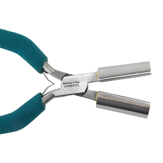 Wubbers® Half Round Mandrel Pliers - Jumbo with green grips