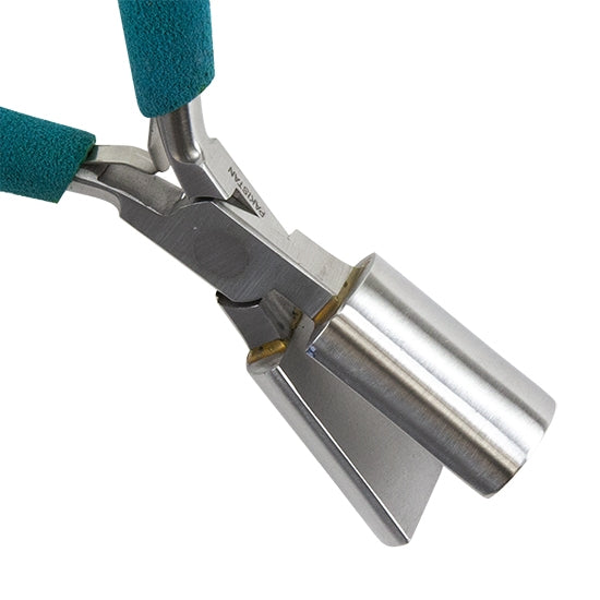 Wubbers® Half Round Mandrel Pliers - Jumbo with green grips