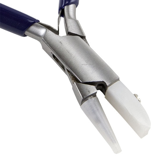 Pliers - Round/Flat Nylon Jaw with blue grips