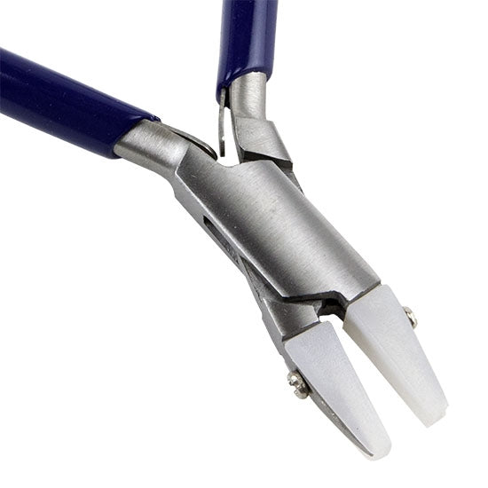 Pliers - Tapered Chain Nose Nylon Jaw with blue grips