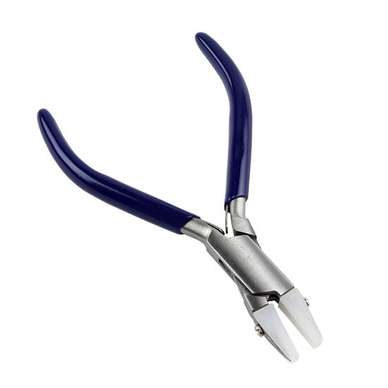 Pliers - Tapered Chain Nose Nylon Jaw with blue grips