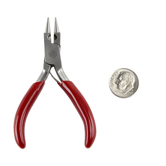 Pliers - Mini Rosary Pliers with red grips with dime