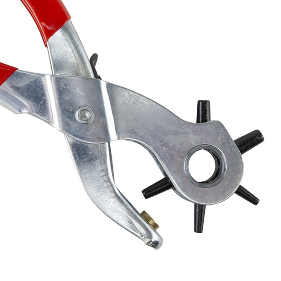 Deluxe Rotary Hole Punch with red grips