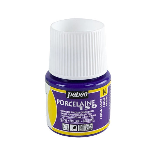 jar of Pebeo Porcelaine 150 - Parma Violet - Opaque