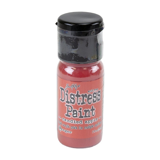 Bottle of Tim Holtz Distress® Paint - Candied Apple - 1oz