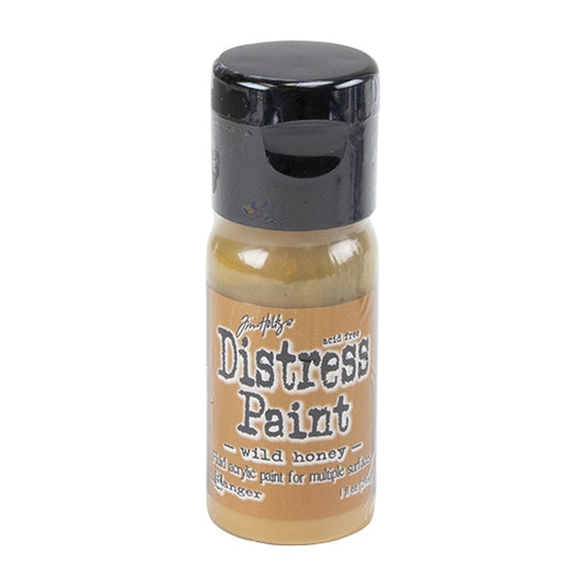 Bottle of Tim Holtz Distress® Paint - Wild Honey - 1oz