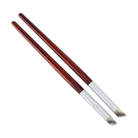 2 Diagonal Shaped Gradient Color Brushes with wooden handles