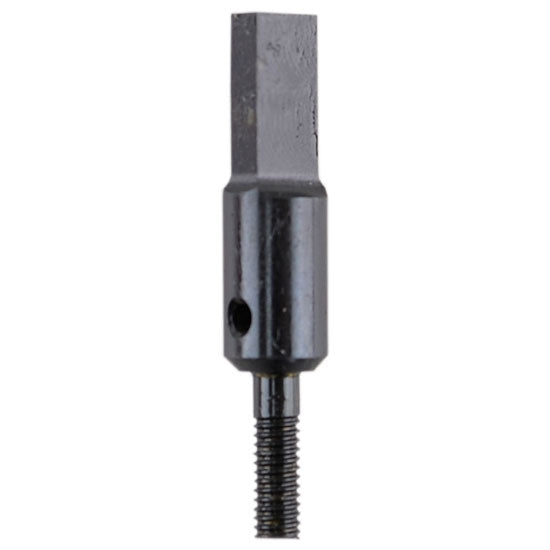 Rectangle Anvil Point 3/32" x 1/16" This rectangle threaded anvil point for Foredom Flex Shaft Handpieces. It is heat treated steel made to the finest specifications and finished with black oxide. Fits 1/8 and standard 3mm thread. 