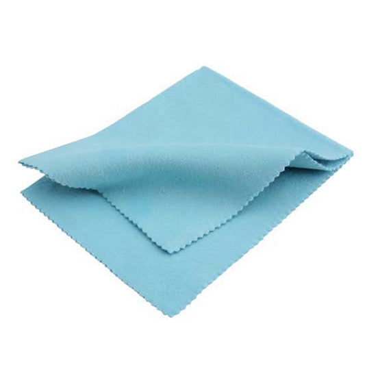 light blue Polishing Cloth - Anti-Tarnish