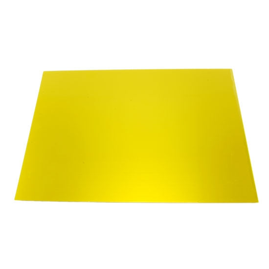 Steel Backed Photopolymer Plate - Medium with film