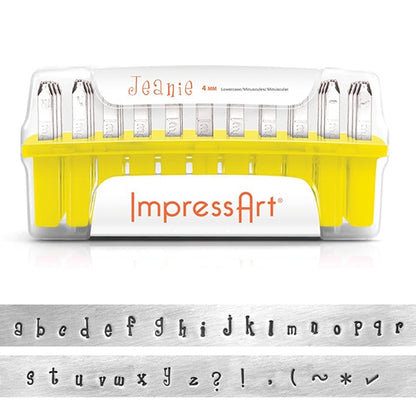 Jeanie Letter Stamps - Lower Case 4mm - Cool Tools