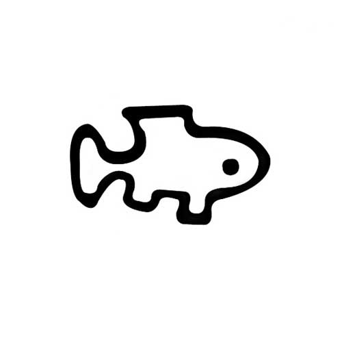 Design Stamp - Fish 5mm