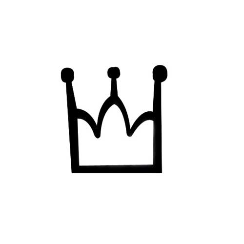 Design Stamp - Crown 5mm