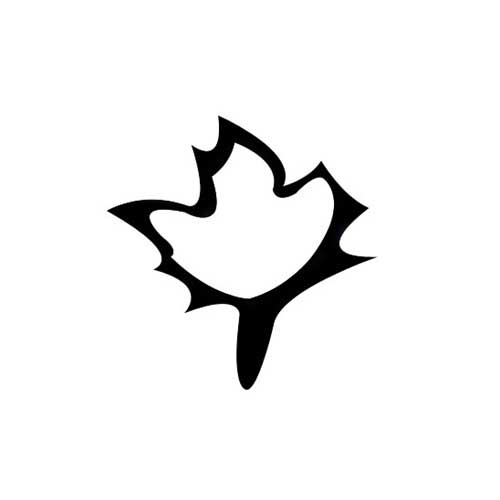 Design Stamp - Maple Leaf 5mm