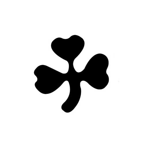 Design Stamp - Solid Shamrock 5mm