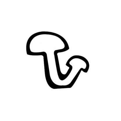 Design Stamp - Mushroom 5mm - Cool Tools