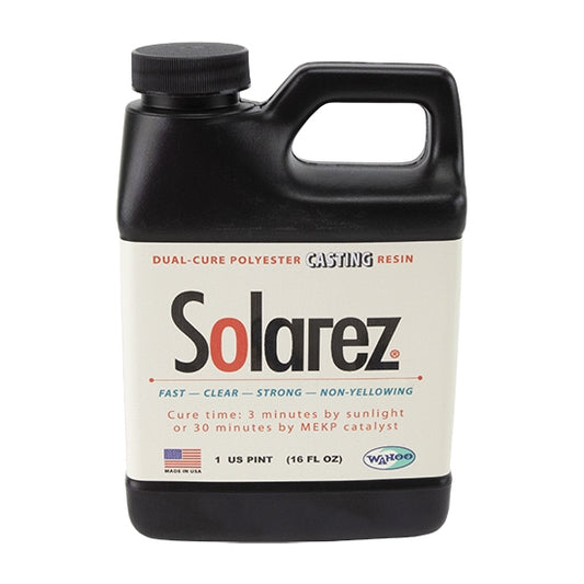 jug of Solarez® Dual-Cure Polyester Casting Resin - 16 oz