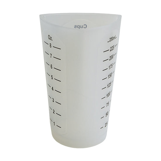 Flexible Silicone Resin Mixing Cup - 1 Cup with measurments