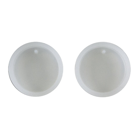 Silicone Jewelry Mold for Resin - Round - Pkg/2