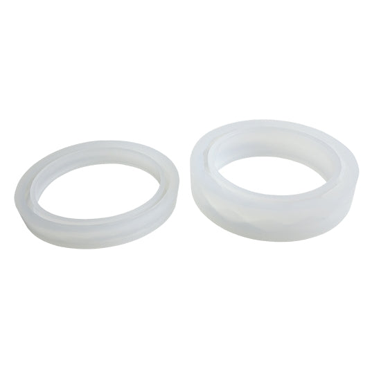 clear Silicone Jewelry Mold for Resin - Bangle Bracelet - Set/2