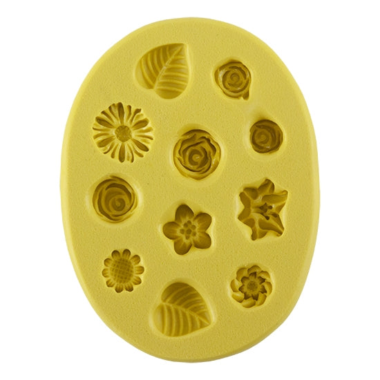 yellow Silicone Jewelry Mold for Resin - Blooms 1