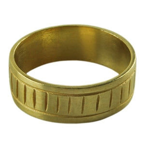 Brass Ring Cores Half & Whole Sizes - Slotted