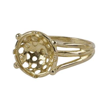 Brass Bubbles Setting Ring -10.7mm Pkg 1 - Cool Tools