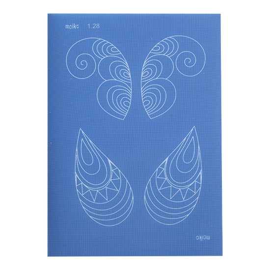 blue Moiko Silk Screen - Style 1.28