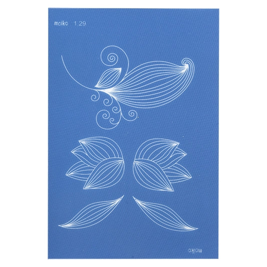 blue Moiko Silk Screen - Style 1.29