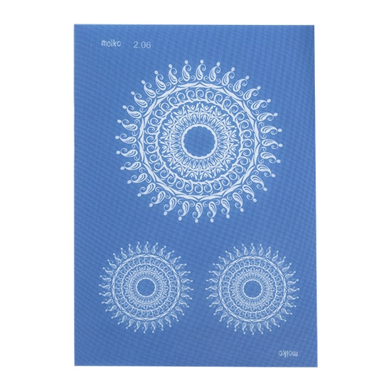 blue Moiko Silk Screen - Style 2.06