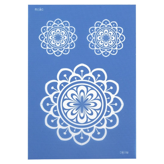 blue Moiko Silk Screen - Style 2.11