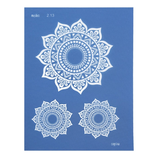 blue Moiko Silk Screen - Style 2.13