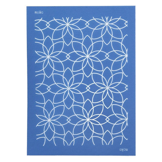 blue Moiko Silk Screen - Style 3.14