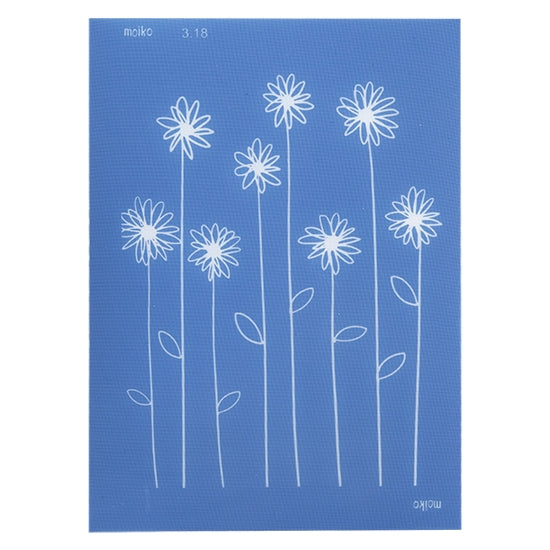 blue Moiko Silk Screen - Style 3.18