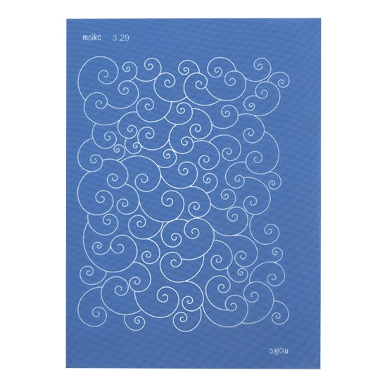 blue Moiko Silk Screen - Style 3.29