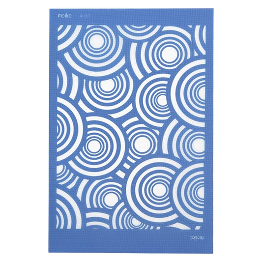 blue Moiko Silk Screen - Style 4.01