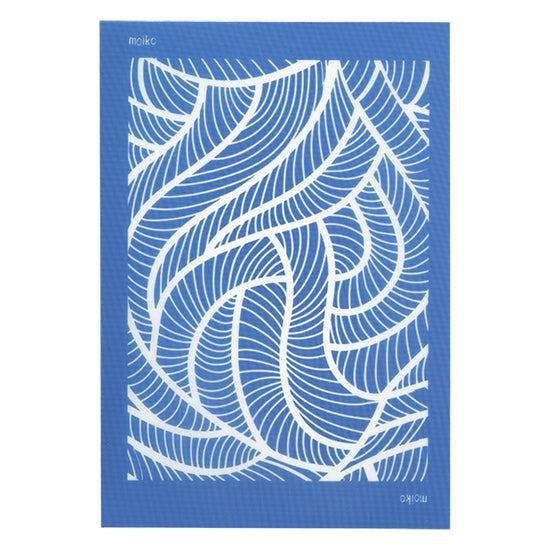 blue Moiko Silk Screen - Style 4.04