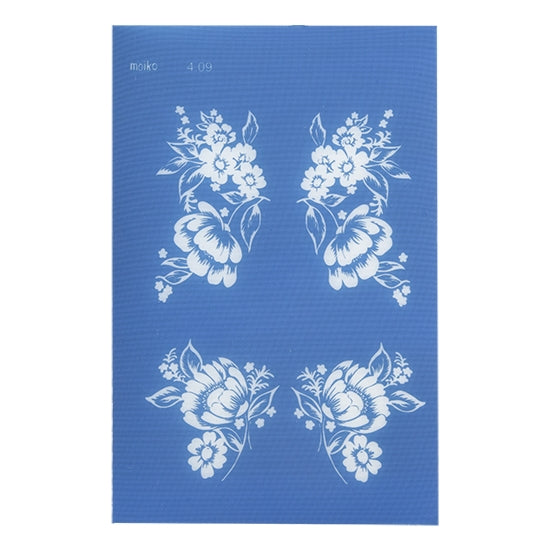 blue Moiko Silk Screen - Style 4.09