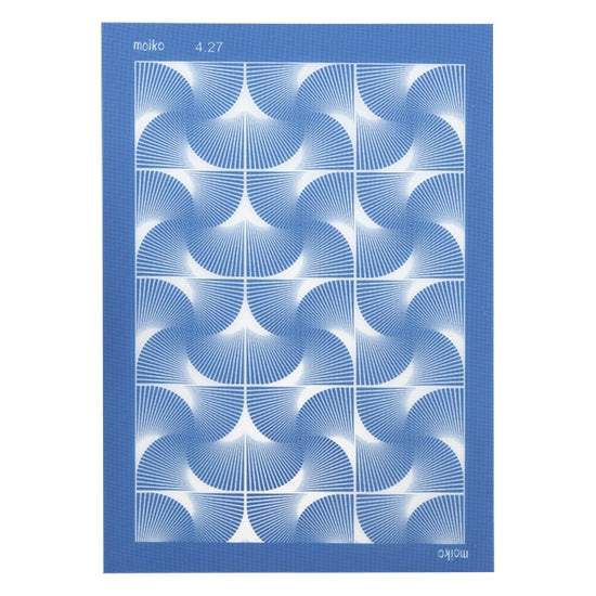 blue Moiko Silk Screen - Style 4.27