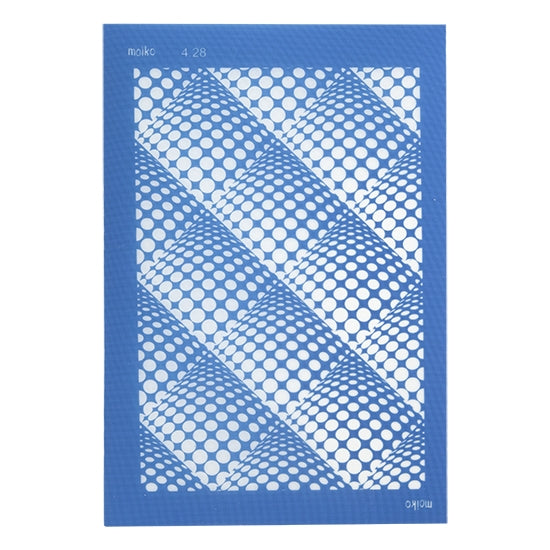 blue Moiko Silk Screen - Style 4.28