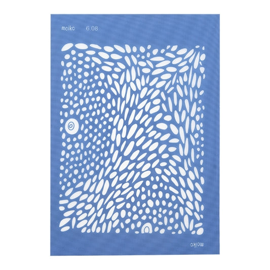 blue Moiko Silk Screen - Style 6.08