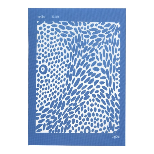 blue Moiko Silk Screen - Style 6.09