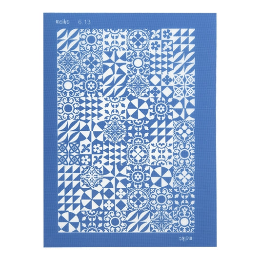 blue Moiko Silk Screen - Style 6.13