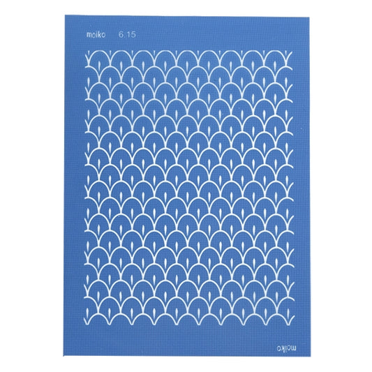 blue Moiko Silk Screen - Style 6.15