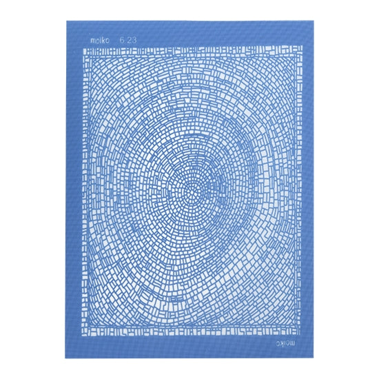 blue Moiko Silk Screen - Style 6.23