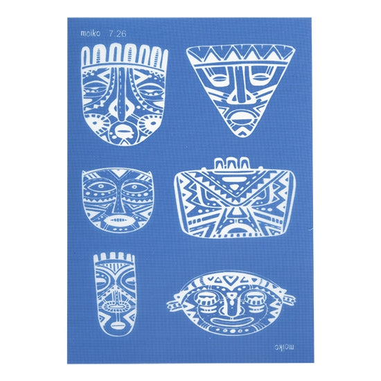 blue Moiko Silk Screen - Style 7.26